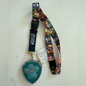NEW PAW PATROL Lanyard With Changing Light Show Pup Badge/Tag